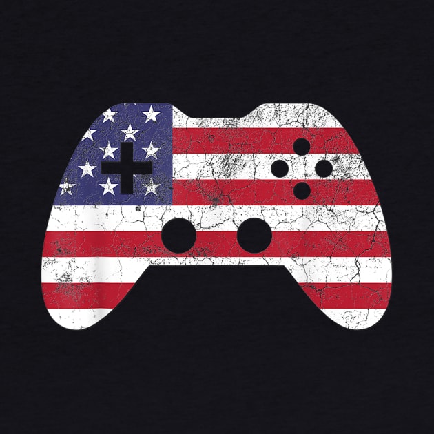 4th Of July T Shirt Gift Video Game Gamer Kids Boys Men USA by julieariasdqr887